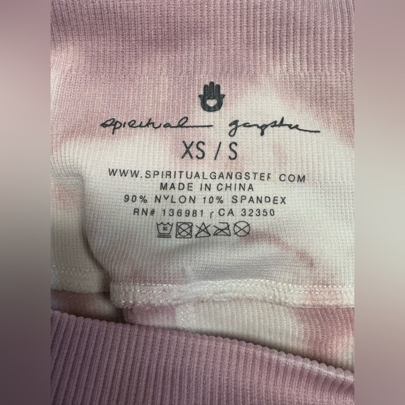 Spiritual Gangster Love Sculpt Leggings Women’s XS/S Seashell Tie Dye EUC - Picture 4 of 5